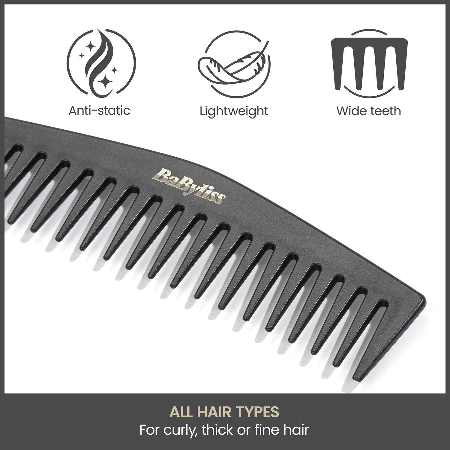 Wet to Dry Styling Rake Comb
